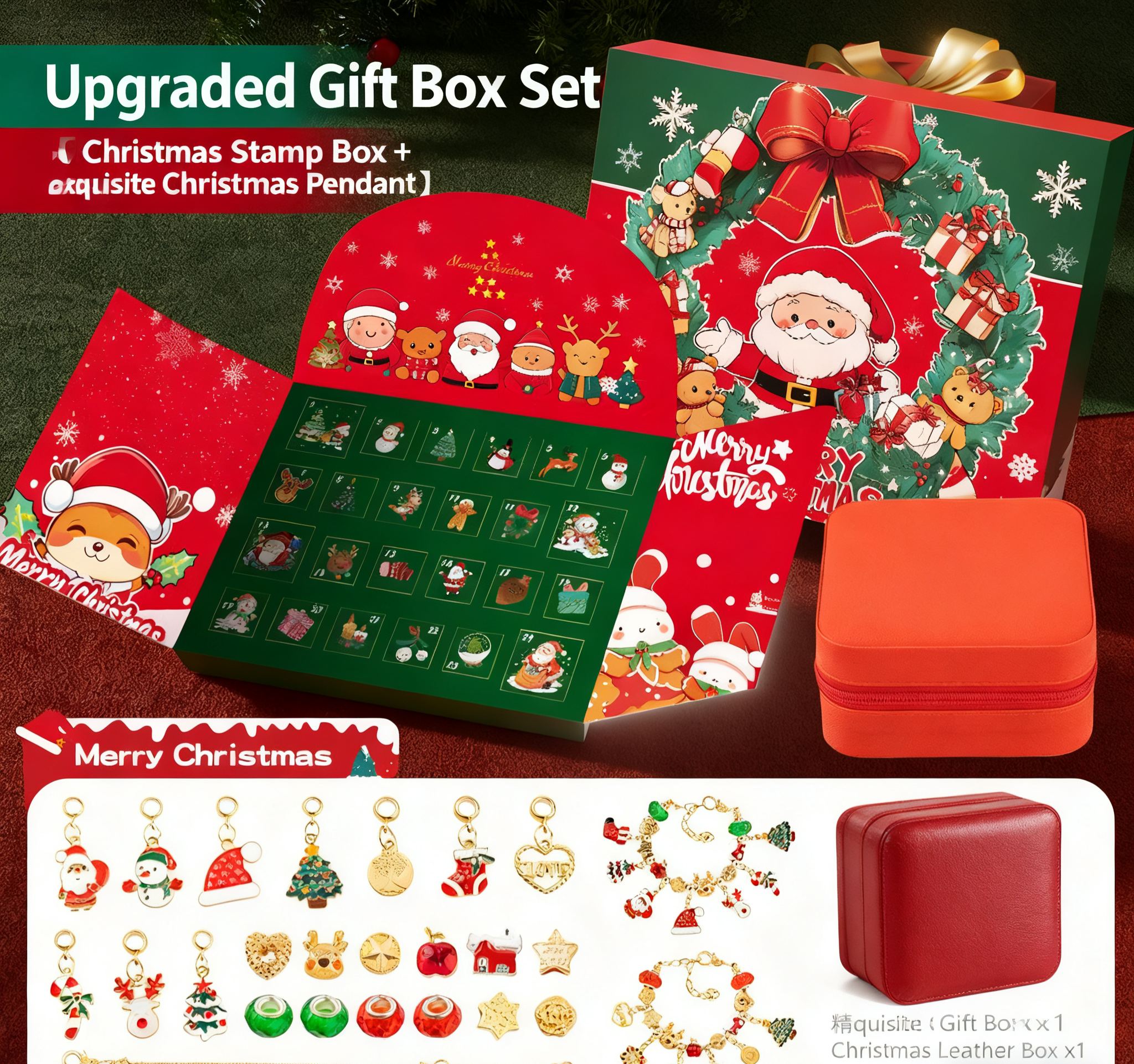 Christmas Bead Pop-Up Gift Box｜Unlock an Immersive Christmas Surprise Experience