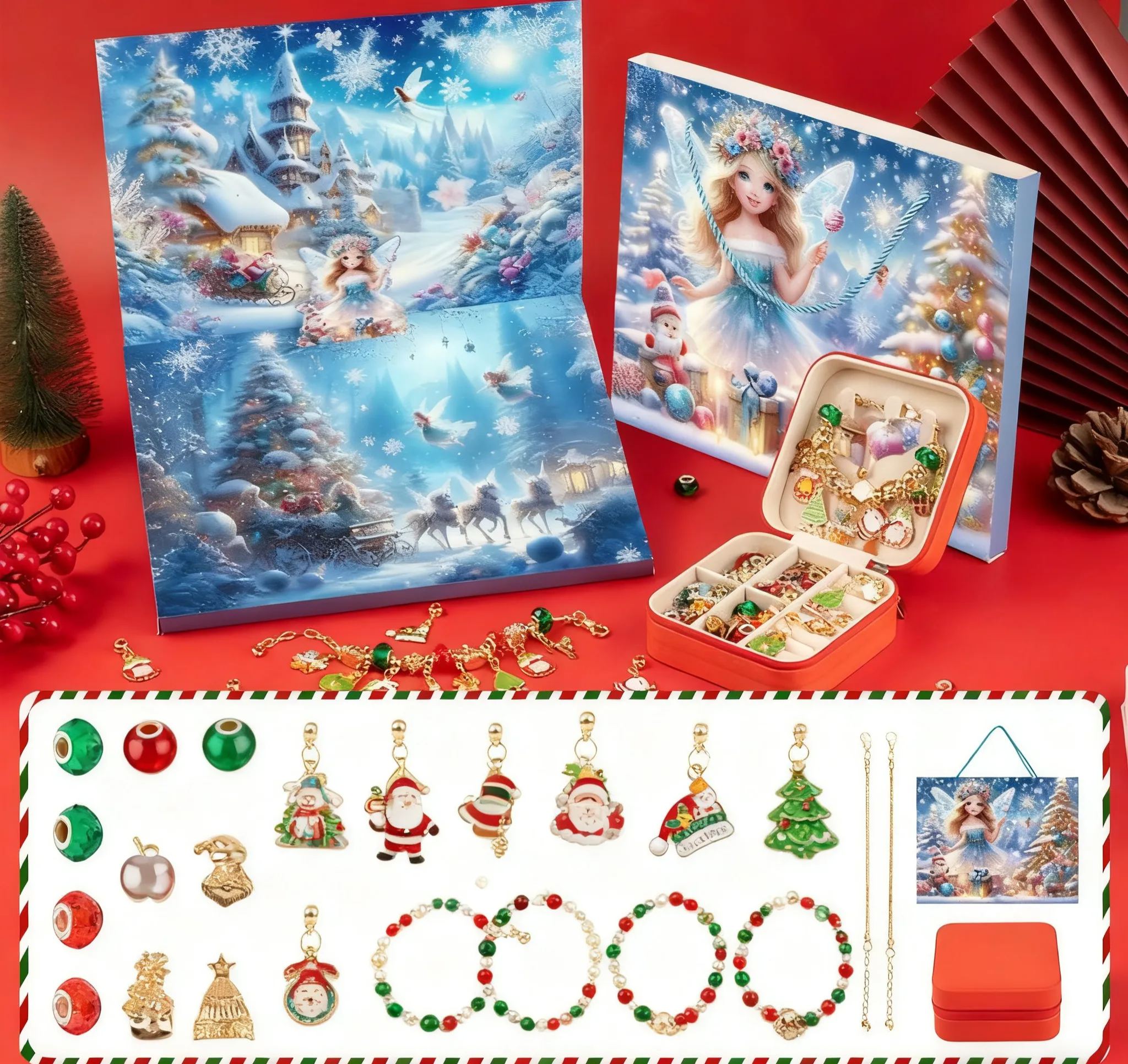 Christmas Bead Pop-Up Gift Box｜Unlock an Immersive Christmas Surprise Experience