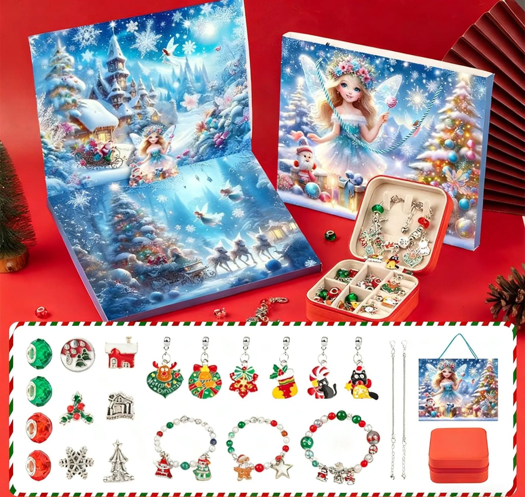 Christmas Bead Pop-Up Gift Box｜Unlock an Immersive Christmas Surprise Experience