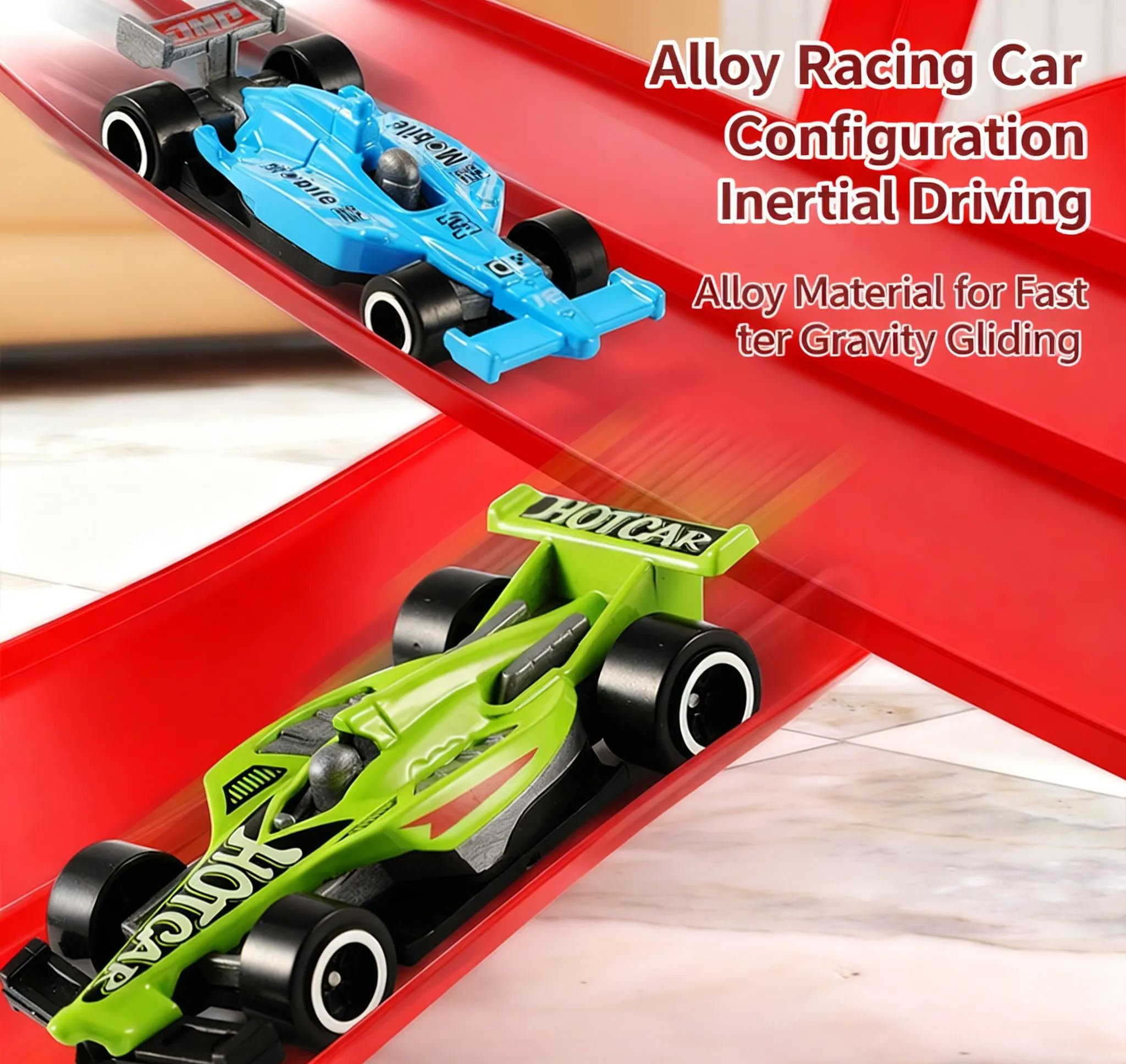 Elevate Playtime: The 5M Flexible 1:64 Race Track That Redefines Fun" High-End Slogan ✨