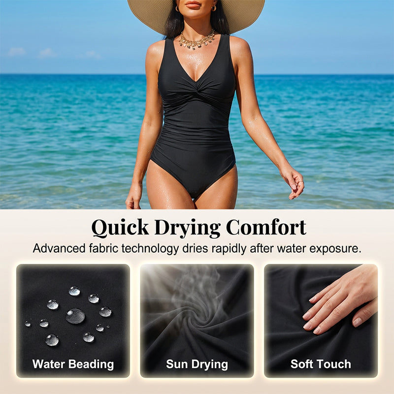 👙Last Day Promotion - Only $28.99!!👚Women's Tummy Control One-Piece Swimsuit🔥