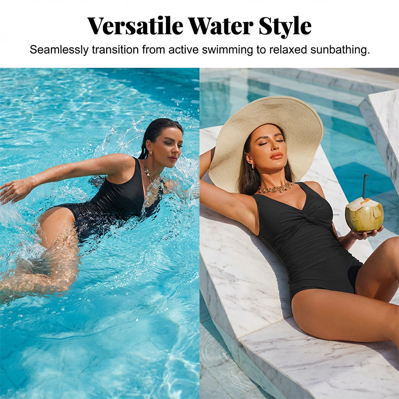 👙Last Day Promotion - Only $28.99!!👚Women's Tummy Control One-Piece Swimsuit🔥