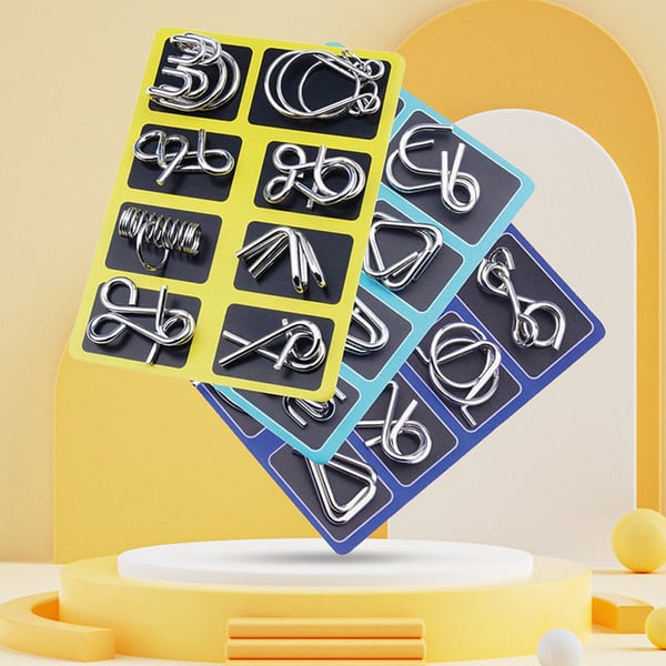 🔥🎁SELLING FAST! 🔥 70K+ SOLD -Unlock the Mind-Bending Metal Puzzle Ring