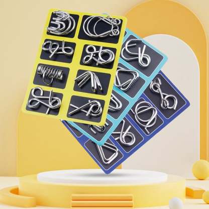 🔥🎁SELLING FAST! 🔥 70K+ SOLD -Unlock the Mind-Bending Metal Puzzle Ring