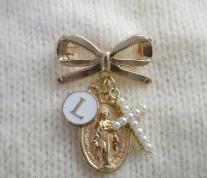 Virgin Mary Protection Pin