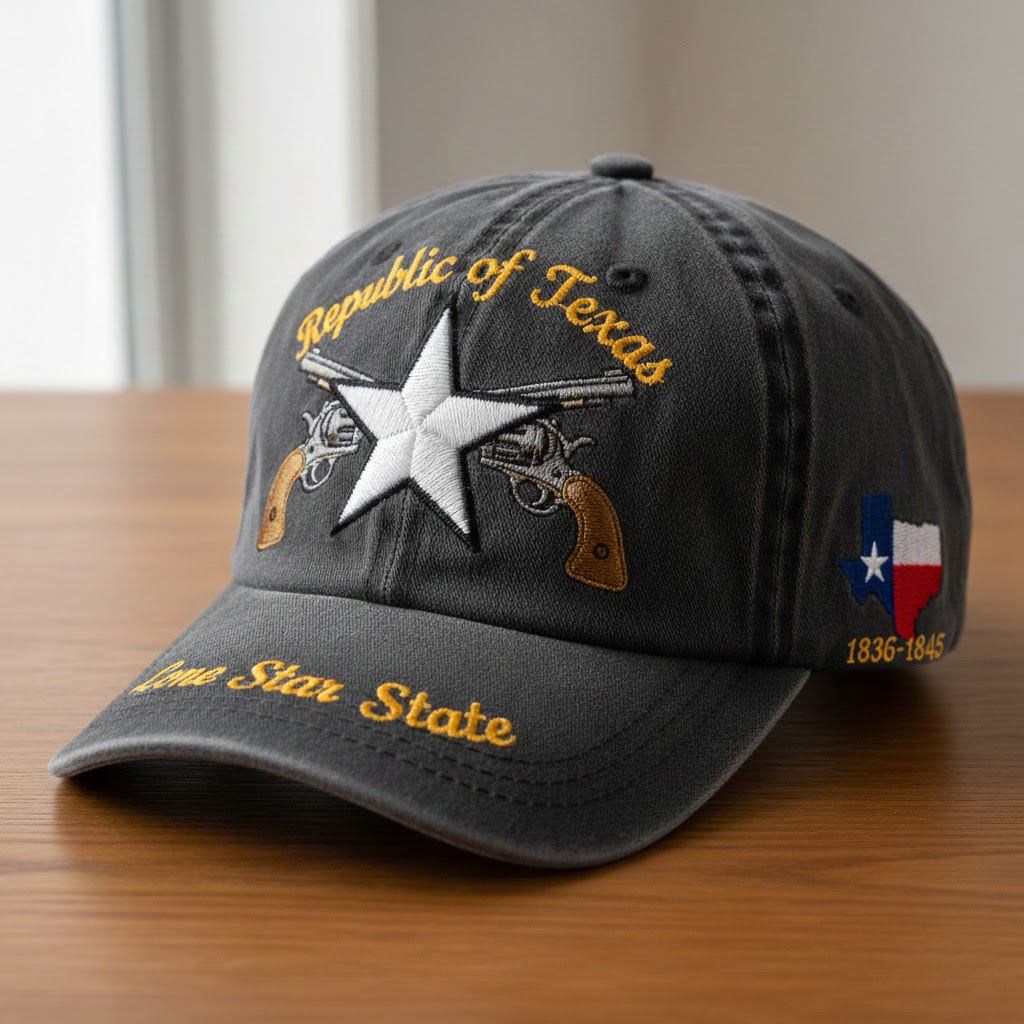 Republic of Texas Commemorative Hat - Lone Star State 🇺🇸⭐