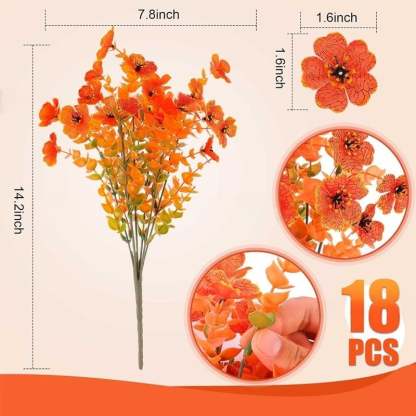 💖LAST DAY 49% OFF🍁Fall Artificial Flowers for Outdoors