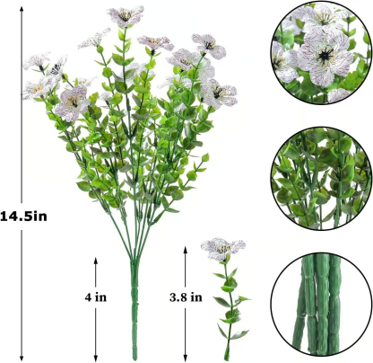 🔥Last Day 24 flowers Only $2.83🍁Rainproof Lifelike Fall Artificial Flowers With UV-Shield Coating