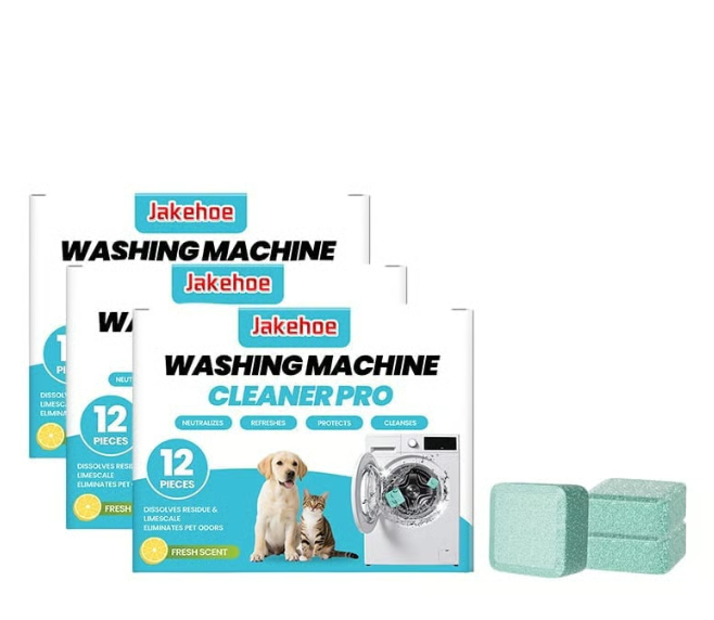 Washing Machine Cleaner Tablets for Pet Owners