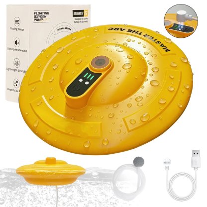 🎁Last Day Promotion 49% OFF🔥Portable Bait Aerator Pump, Floating Oxygen Bubbler with Rechargeable Battery, Compact Design for Buckets and Transport
