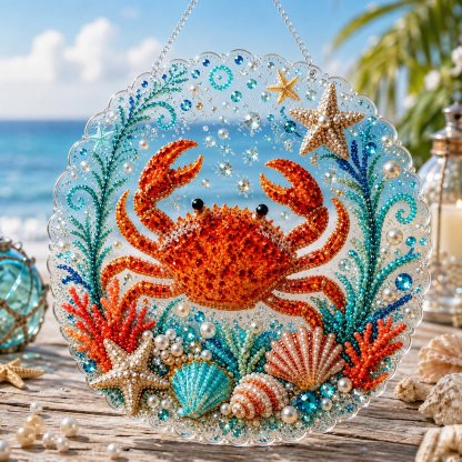 🎁Last Day 49% OFF - 🌊✨Ocean Pearl Art DIY Hanging Ornament Kit🔥Last 4 hours🔥BUY 3 GET 1 FREE (Add 4 Pcs To Cart)