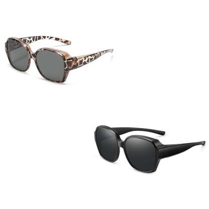 🎉LAST DAY - BUY 1 GET 1 FREE😎2026 New Polarized UV400 Protection Trendy Round Cat-eye Sunglasses 🕶️
