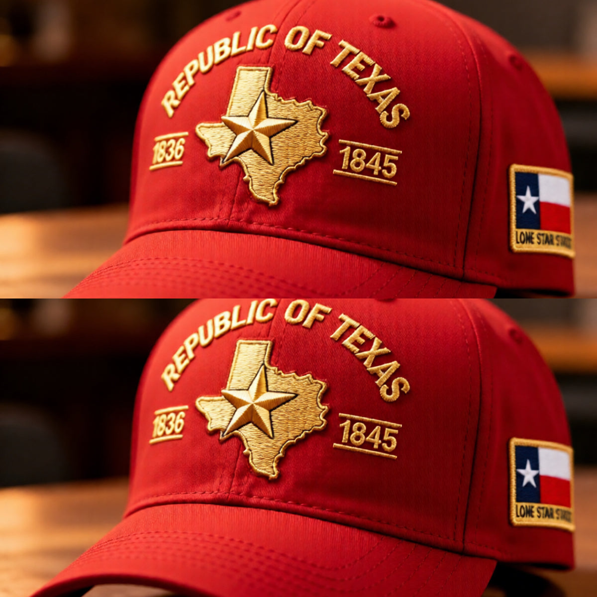Republic of Texas Embroidered Hat, 🔥Buy 2 FREE SHIPPING ＆ Buy 2 Get 1 Free🔥