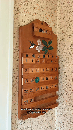 🔥Last Day 49% OFF - 🌿📆Handmade Vintage Wooden Perpetual Calendar