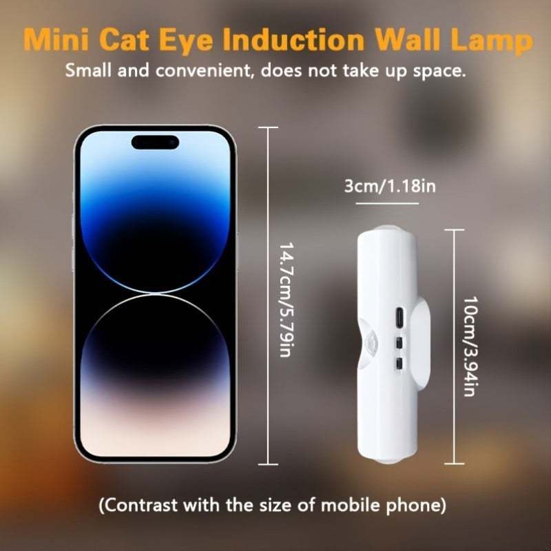 Human Body Detection Night Light Automatic Sensing 7 Color Wall Lamp