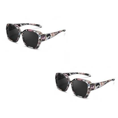 🎉LAST DAY - BUY 1 GET 1 FREE😎2026 New Polarized UV400 Protection Trendy Round Cat-eye Sunglasses 🕶️