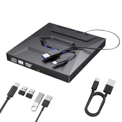 Last Day Sale Retro Laptop CD DVD Player USB C 3.0 Portable CD Burner
