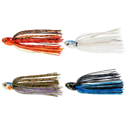 🎁Last Day Promotion 49% OFF🔥Line-Through Swim Jig, Weedless Bass Lure with Integrated Hook & Keeper, Heavy-Cover Design