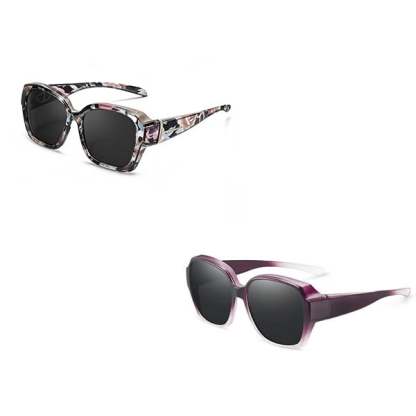🎉LAST DAY - BUY 1 GET 1 FREE😎2026 New Polarized UV400 Protection Trendy Round Cat-eye Sunglasses 🕶️