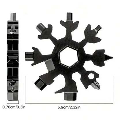 🎁New Multifunctional 18-in-1 Snowflake Wrench