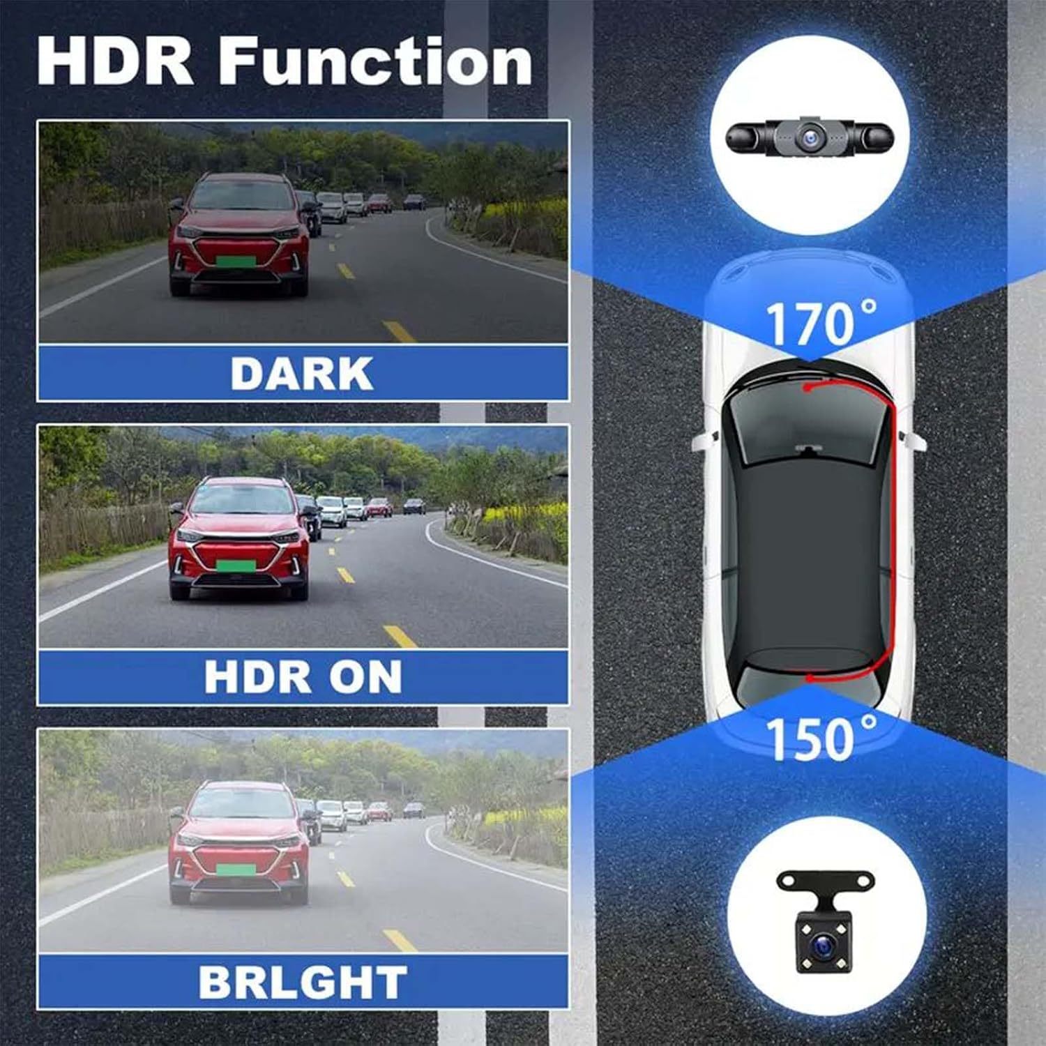🎁LAST DAY 49% OFF🔥Full View Car Dashcam System