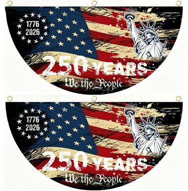 250th Anniversary USA Fan Flag