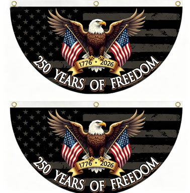 250th Anniversary USA Fan Flag