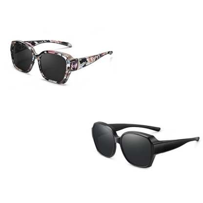 🎉LAST DAY - BUY 1 GET 1 FREE😎2026 New Polarized UV400 Protection Trendy Round Cat-eye Sunglasses 🕶️