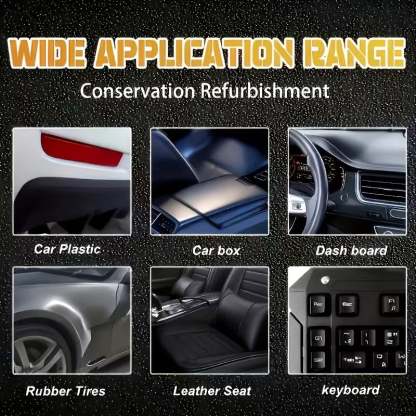 Premium Tire Coating & Trim Restorer: Bring Back the Original Deep Black Shine to Rubber and Plastic