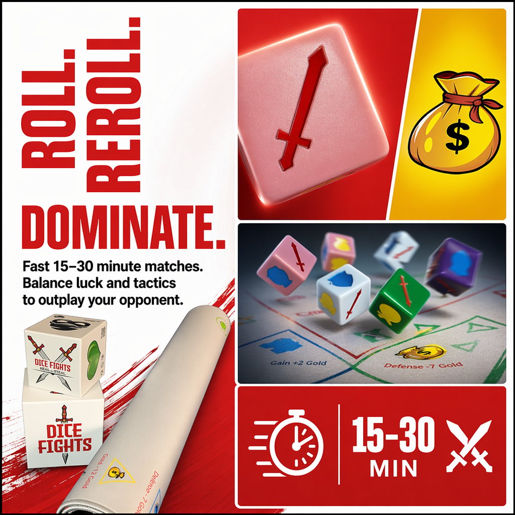 ⏰Last Day 50% OFF - 🗡️🎲Ultimate Dice Fights Bundle🔥(Buy 2 Free Shipping)