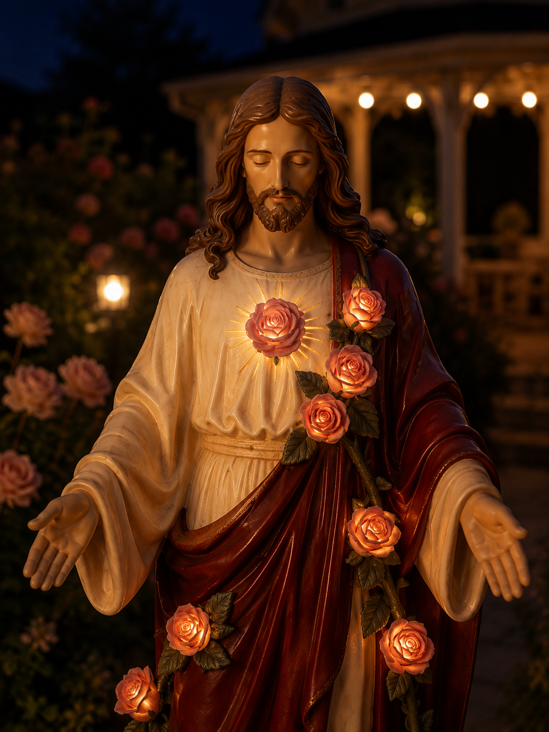 🌹 Jesus Rose Garden Light