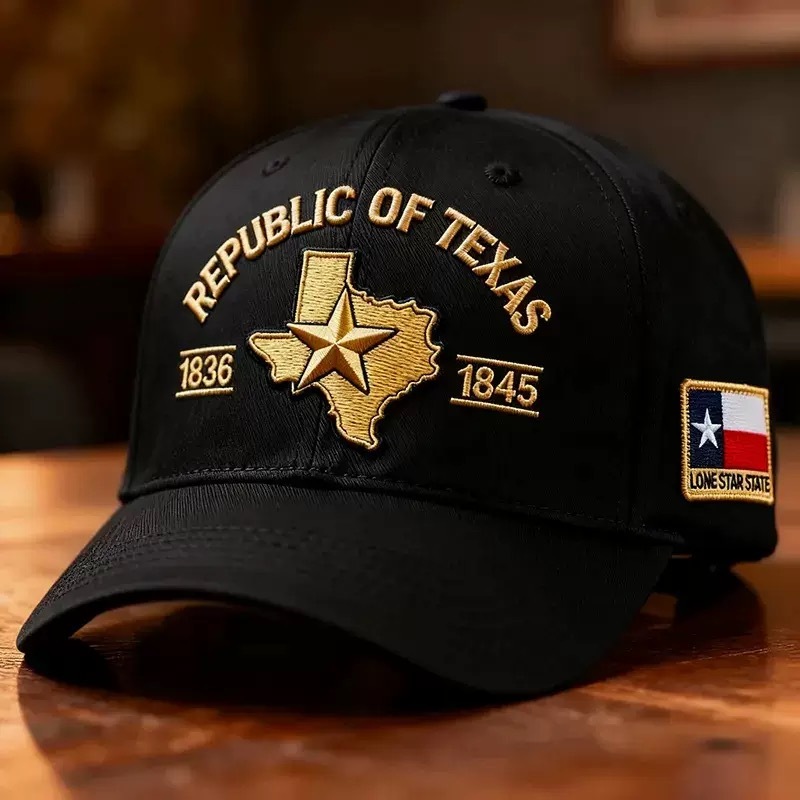 Republic of Texas Embroidered Hat, 🔥Buy 2 FREE SHIPPING ＆ Buy 2 Get 1 Free🔥