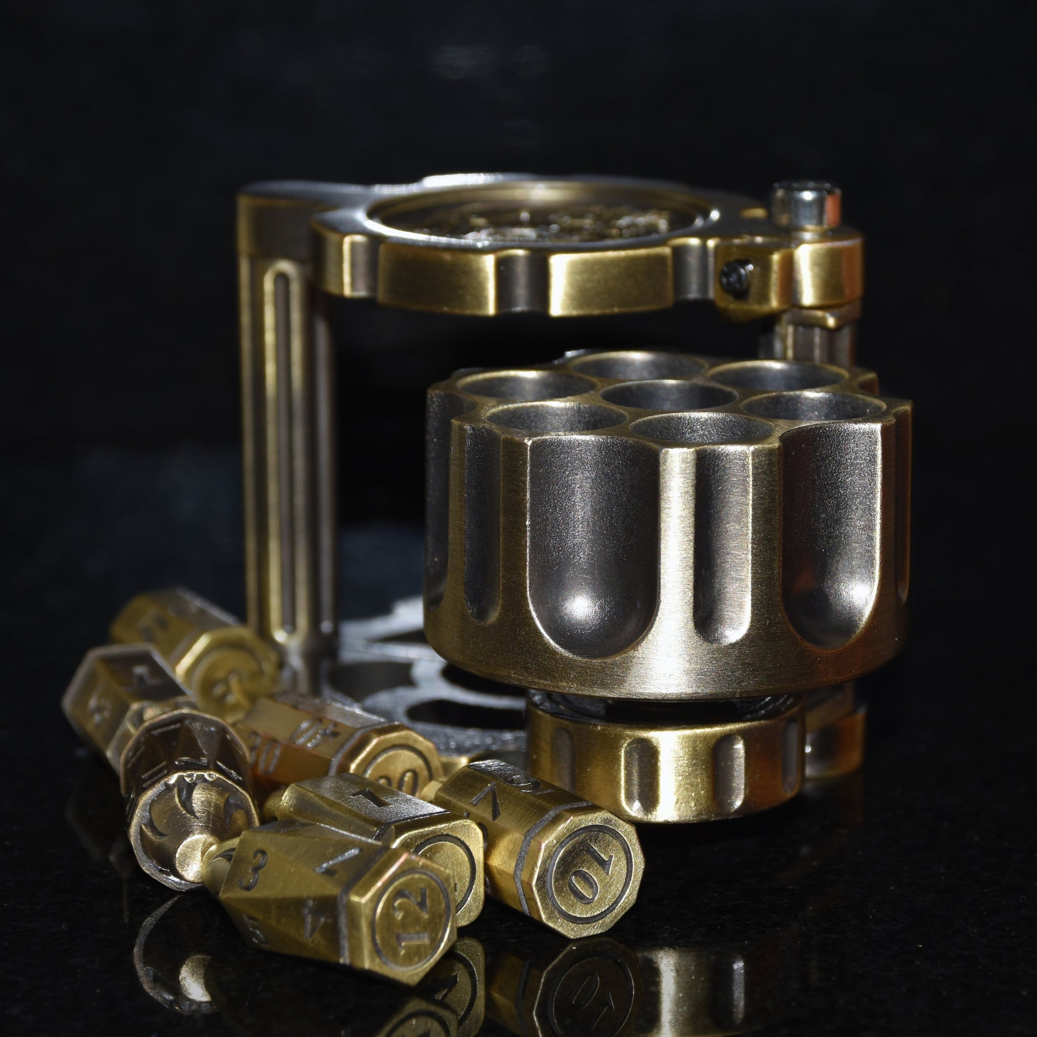 🔥LAST DAY 59% OFF🔥-🚀 Metal Bullet Dice Set🔥