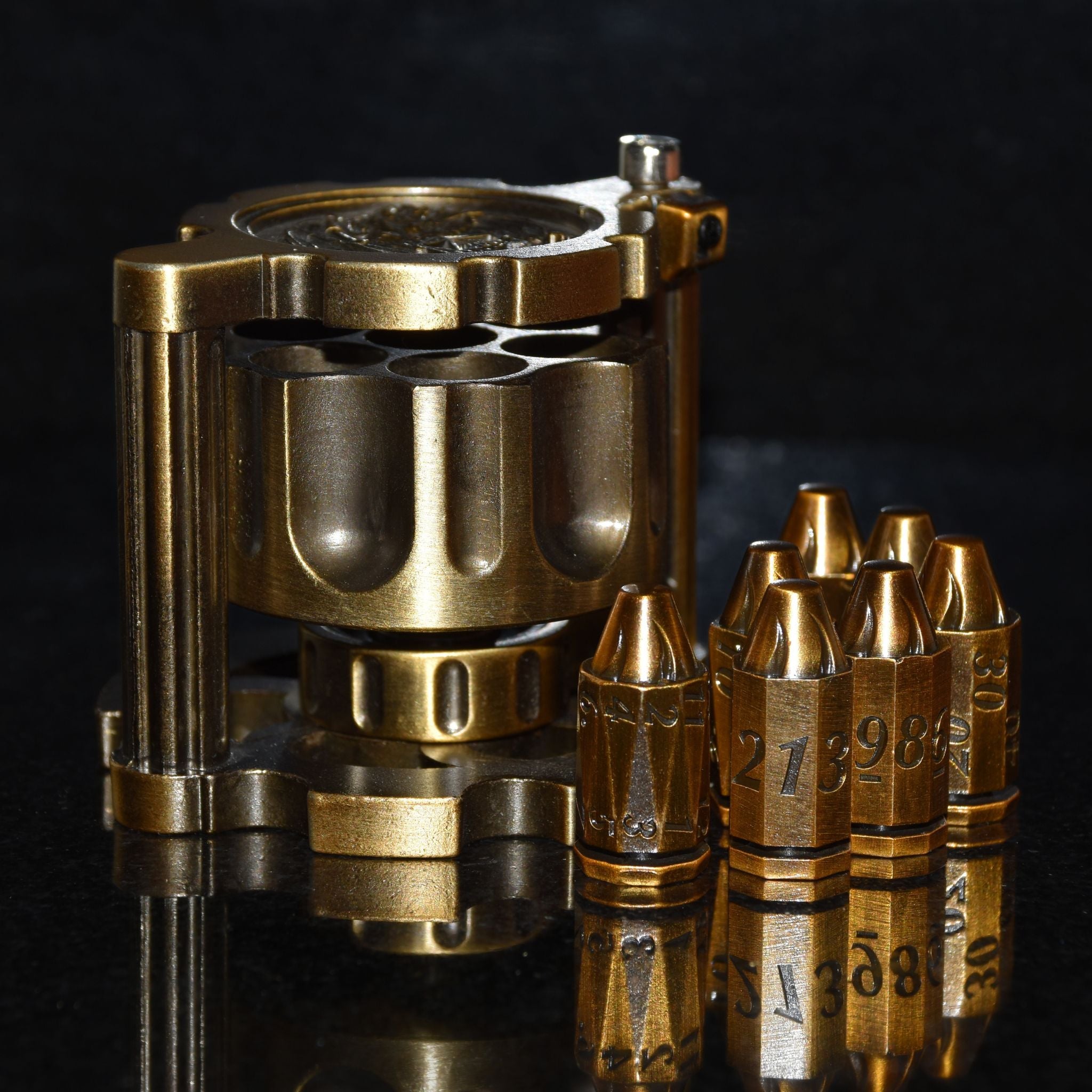 🔥LAST DAY 59% OFF🔥-🚀 Metal Bullet Dice Set🔥
