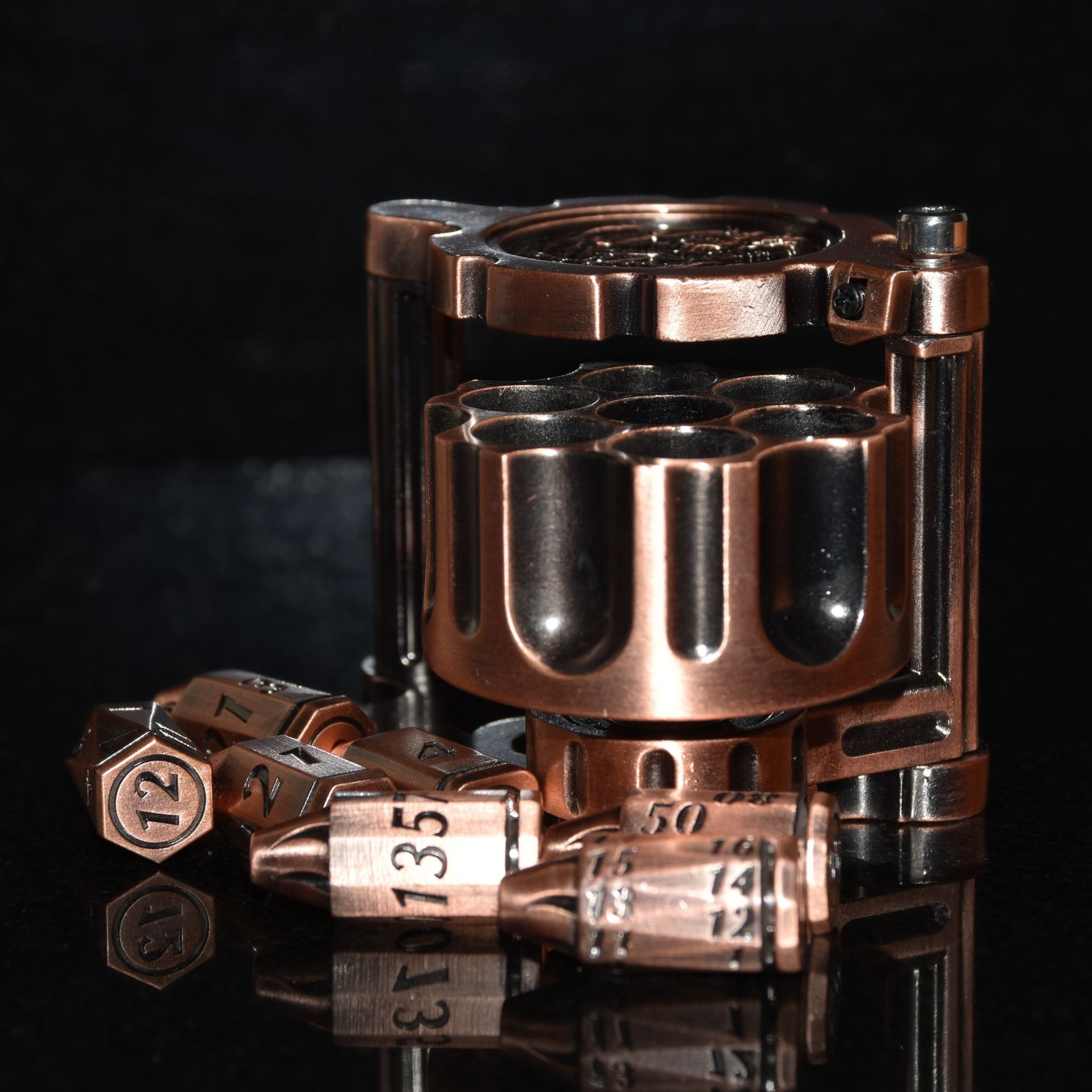 🔥LAST DAY 59% OFF🔥-🚀 Metal Bullet Dice Set🔥