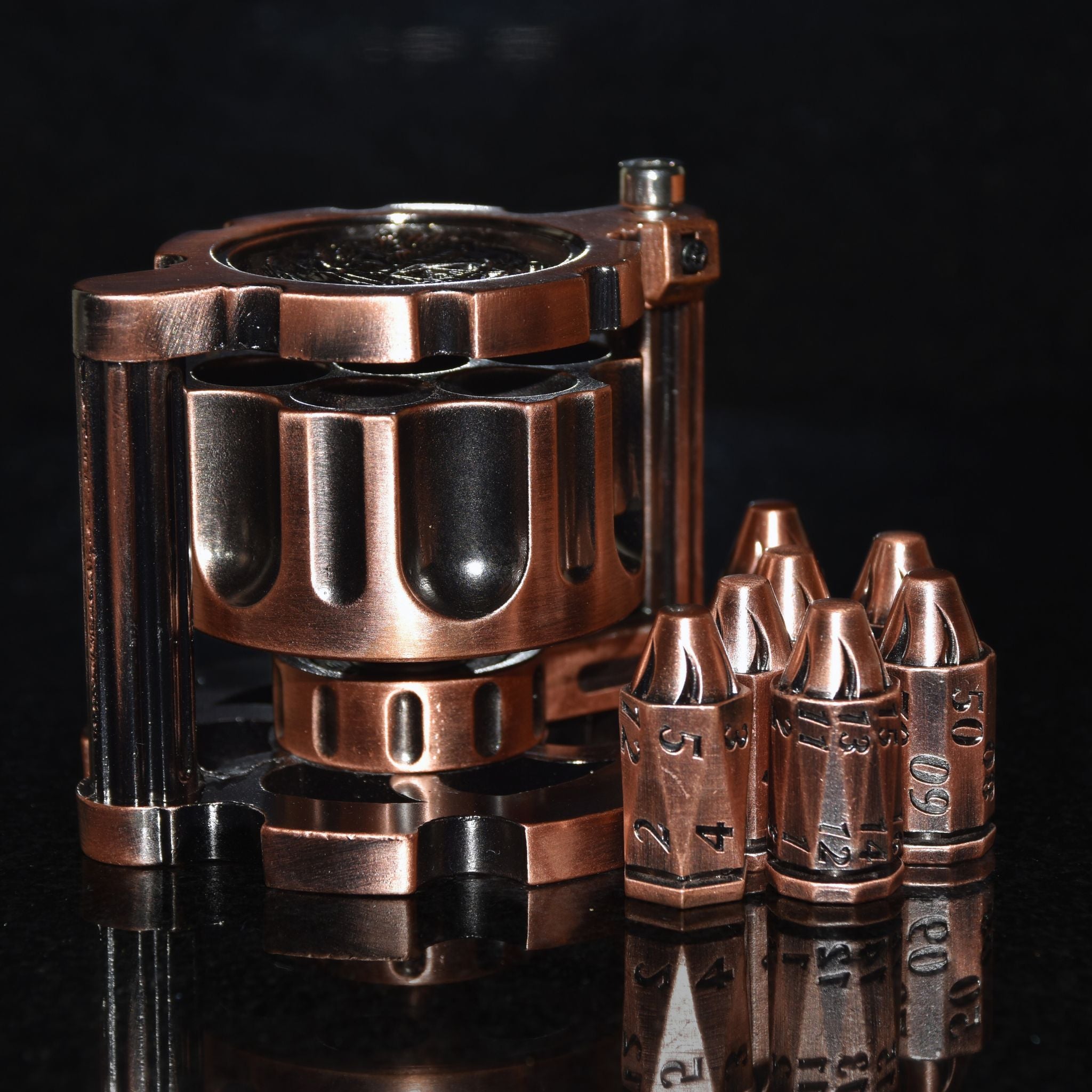 🔥LAST DAY 59% OFF🔥-🚀 Metal Bullet Dice Set🔥