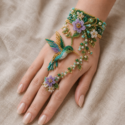 🔥 49% OFF – DIY Beaded Hand Bracelet Kit – Create Your Own Wearable Art🔥Last 4 hours🔥BUY 3 GET 1 FREE (Add 4 Pcs To Cart)