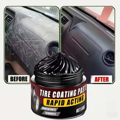 Premium Tire Coating & Trim Restorer: Bring Back the Original Deep Black Shine to Rubber and Plastic