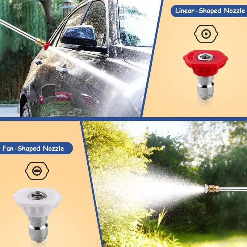 🔥Last Day 49% OFF - 🛠️2026 Upgraded Heavy-Duty Jet Nozzle Power Washer for Garden Hose
