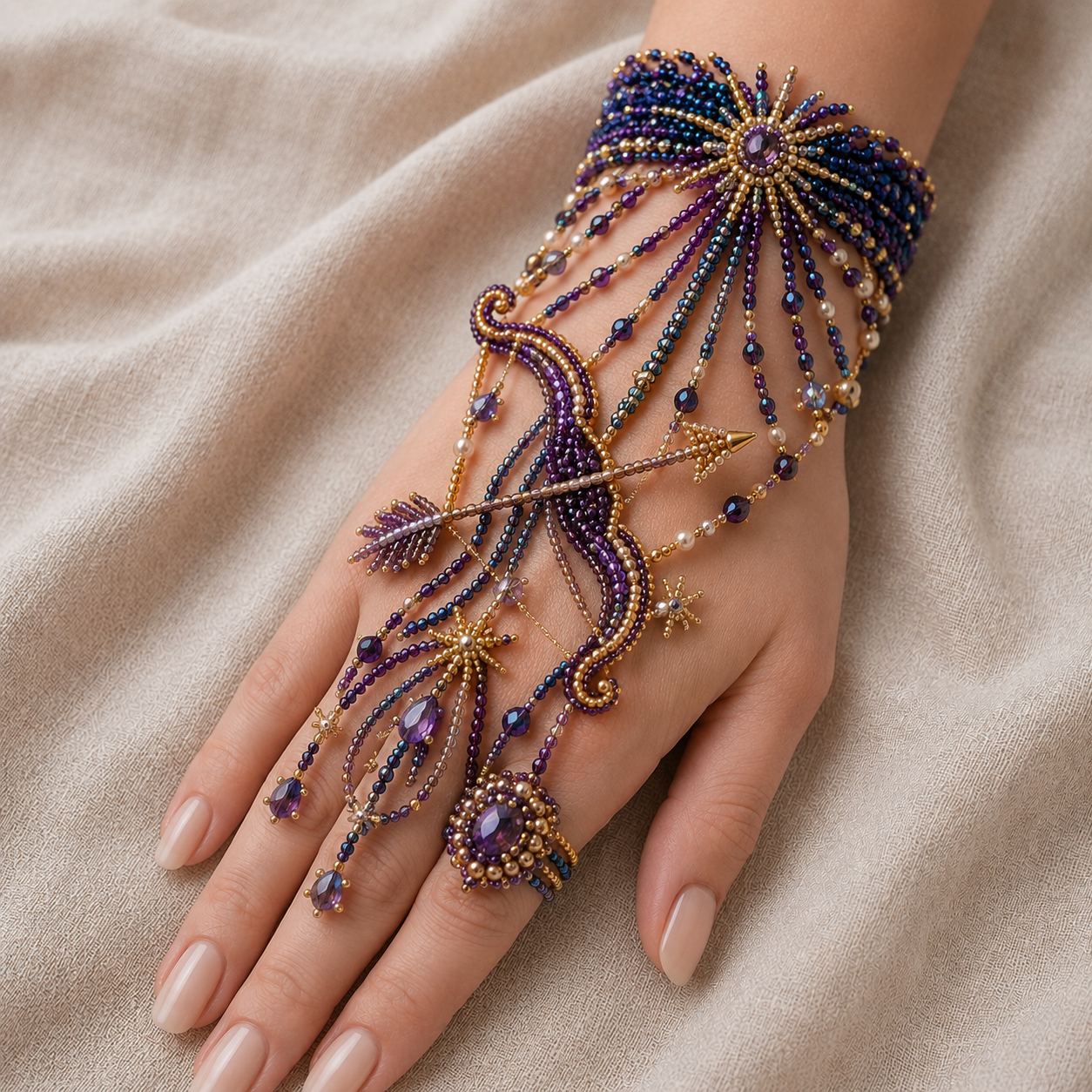 🔥 49% OFF – Zodiac DIY Beaded Hand Bracelet Kit – Create Your Celestial Wearable Art🔥Last Day🔥BUY 3 GET 1 FREE (Add 4 Pcs To Cart)