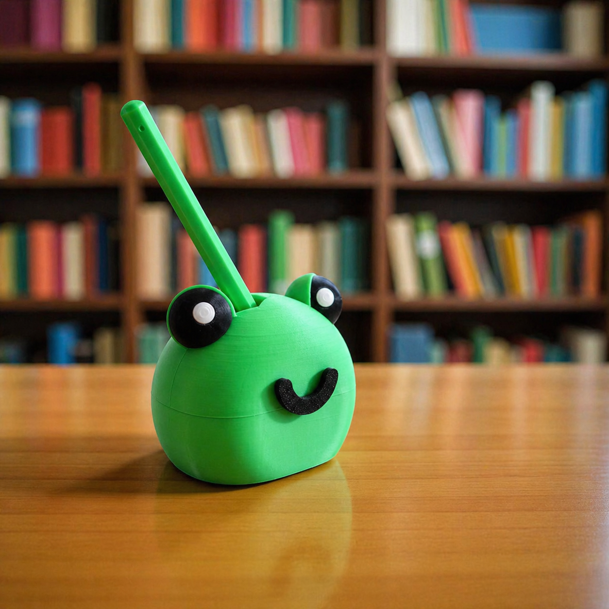 🐸Cute Frog Desk Organizer —— 😃😞A Fun Little Desk Buddy That Changes Expression