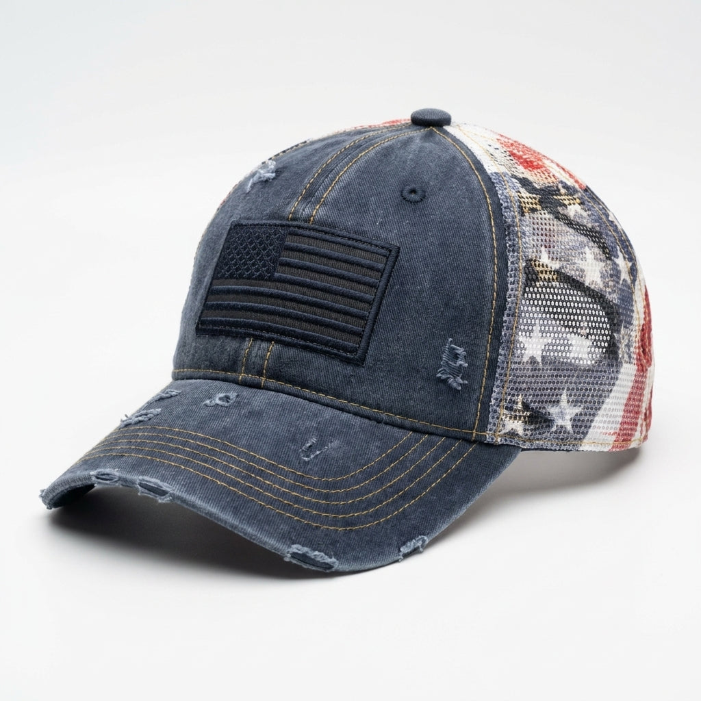 American Flag Ponytail Embroidered Hat🔥Buy 2 Get 1 Free🔥