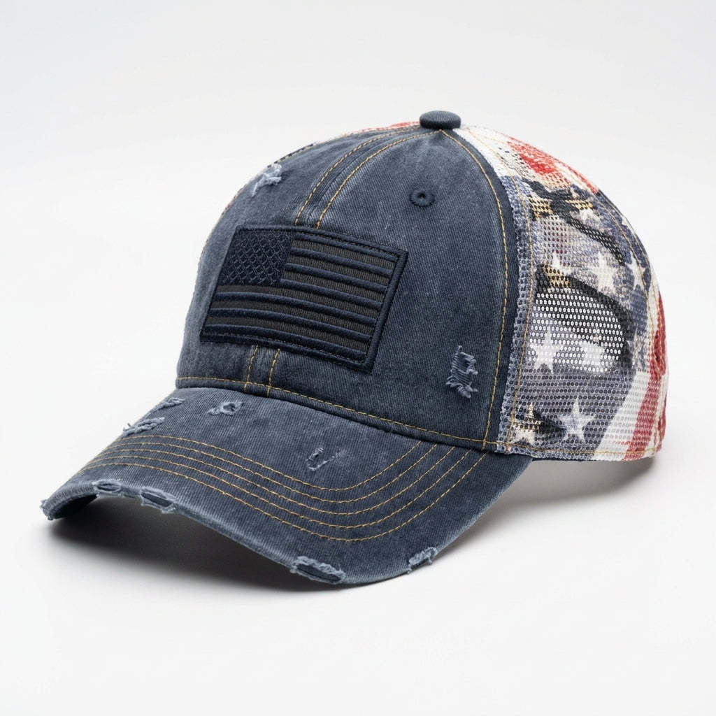 American Flag Ponytail Embroidered Hat🔥Buy 2 Get 1 Free🔥