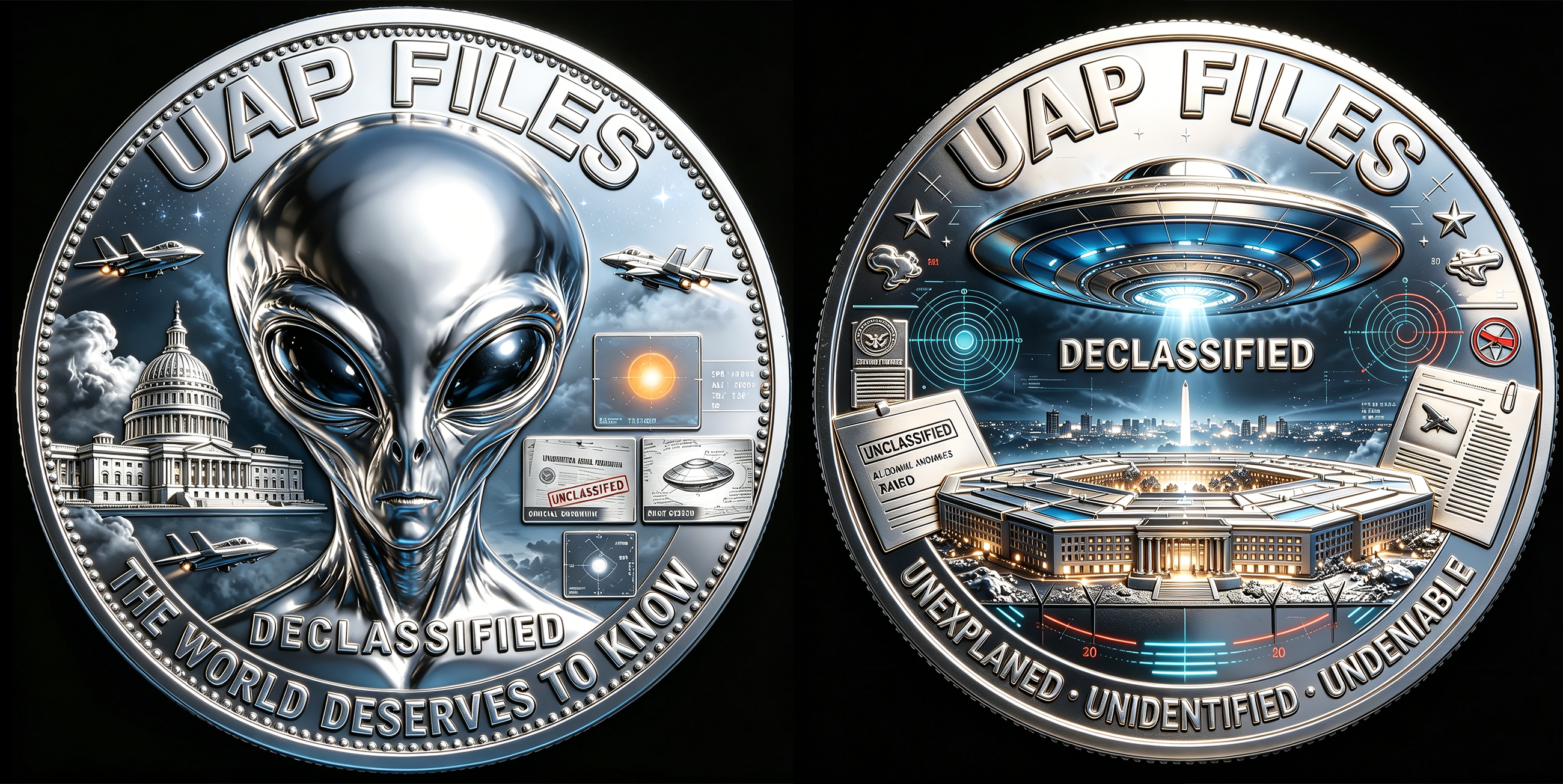 Last Day 49% OFF🔥UFO Disclosure 2026 Commemorative Coin 🌌