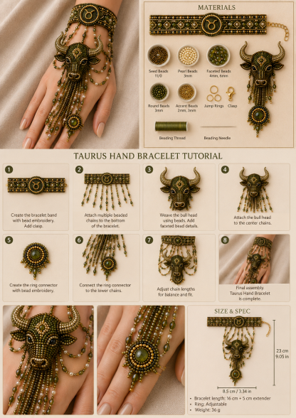 🔥 49% OFF – Zodiac DIY Beaded Hand Bracelet Kit – Create Your Celestial Wearable Art🔥Last Day🔥BUY 3 GET 1 FREE (Add 4 Pcs To Cart)