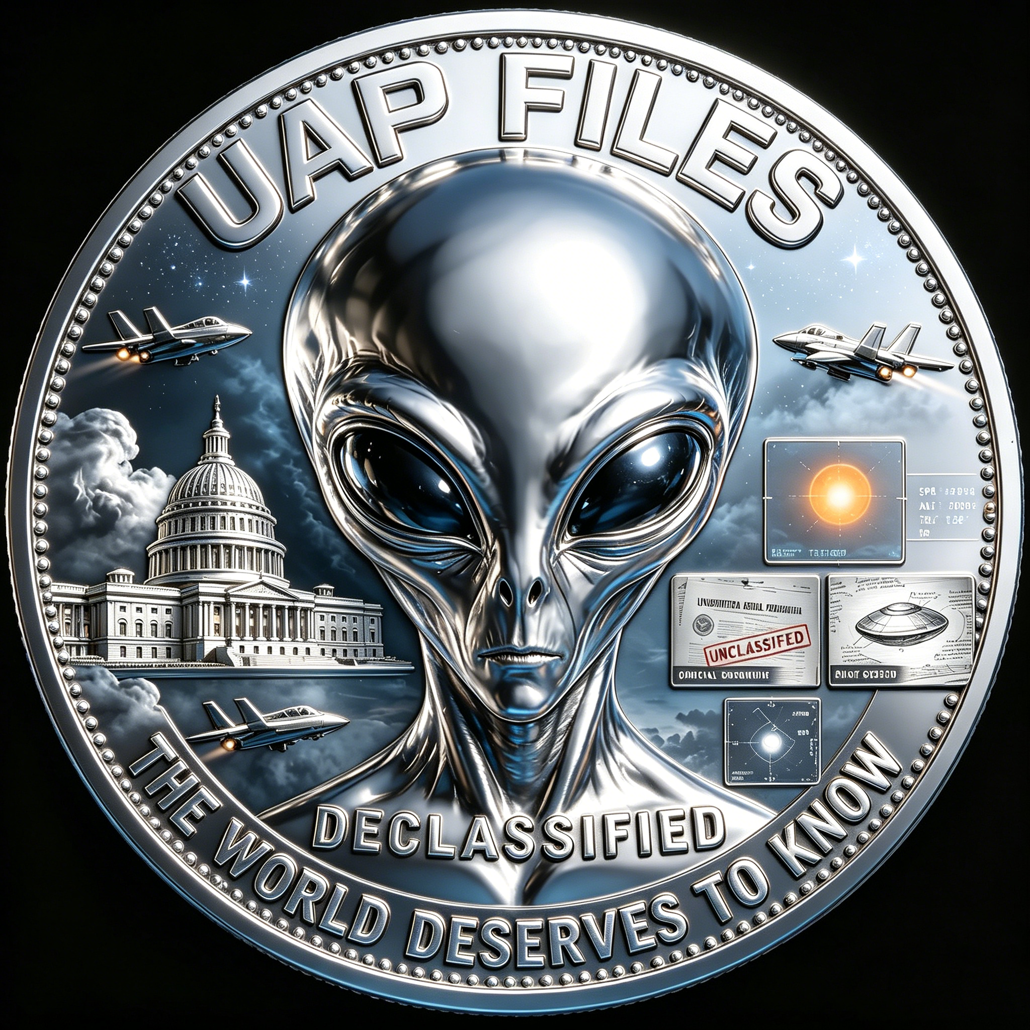 Last Day 49% OFF🔥UFO Disclosure 2026 Commemorative Coin 🌌
