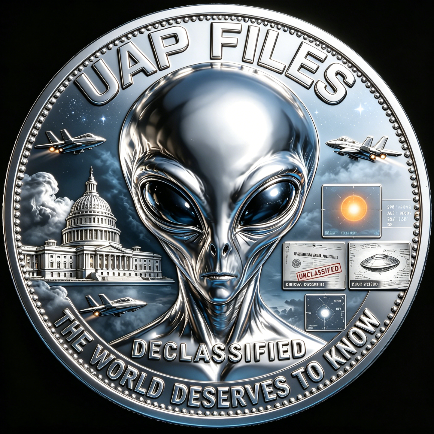 Last Day 49% OFF🔥UFO Disclosure 2026 Commemorative Coin 🌌