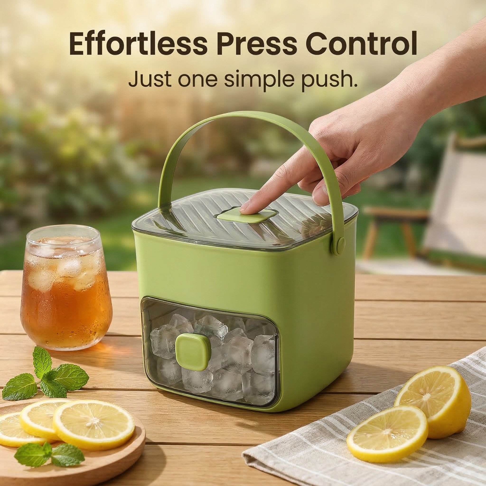 2-in-1 Large Capacity Ice Maker & Storage Bin Set 🧊(More fun and better than it looks on video✨)