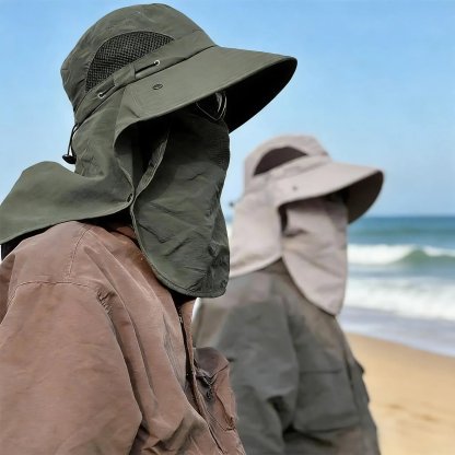 🎁Buy 1 Get 1 Free🎁Spring/Summer Fisherman's Hat Detachable Outdoor Fishing Face Covering Neck Protection