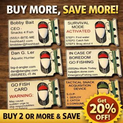 🔥LAST DAY 50% OFF🎣 Go Fish Card – Wallet Fishing Kit